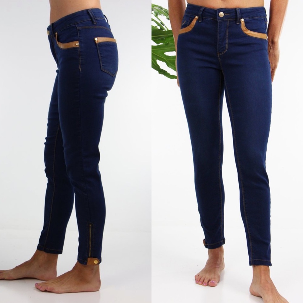 Joseph Ribkoff Sz 4 Cropped Denim Jean